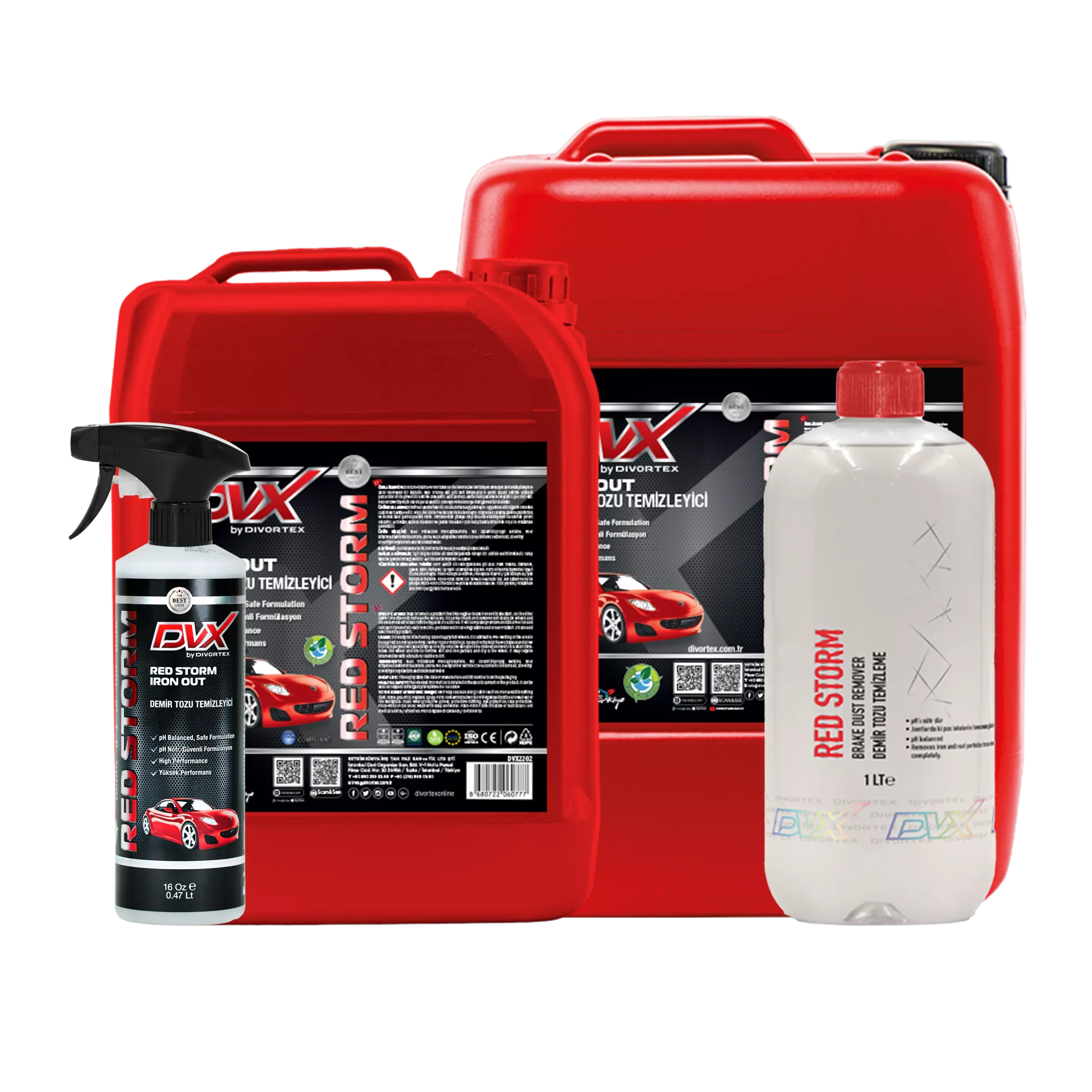 Demir Tozu Temizleyici - Red Storm - Divortex